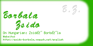 borbala zsido business card